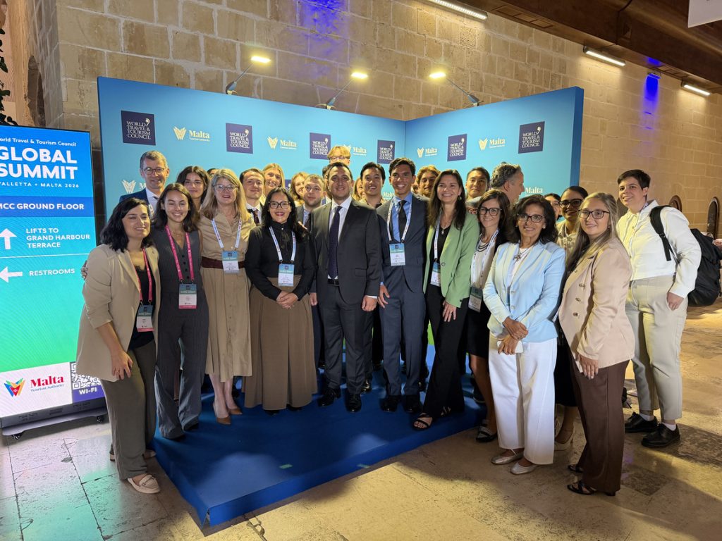 Students at the WTTC Youth Movement during the Global Summit in Malta